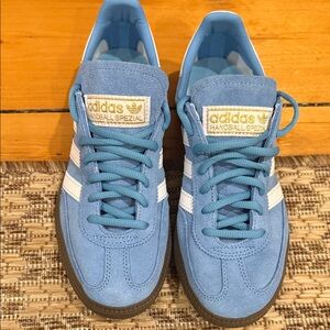 NWOT - Adidas Handball Spezial Sky Blue Sneakers